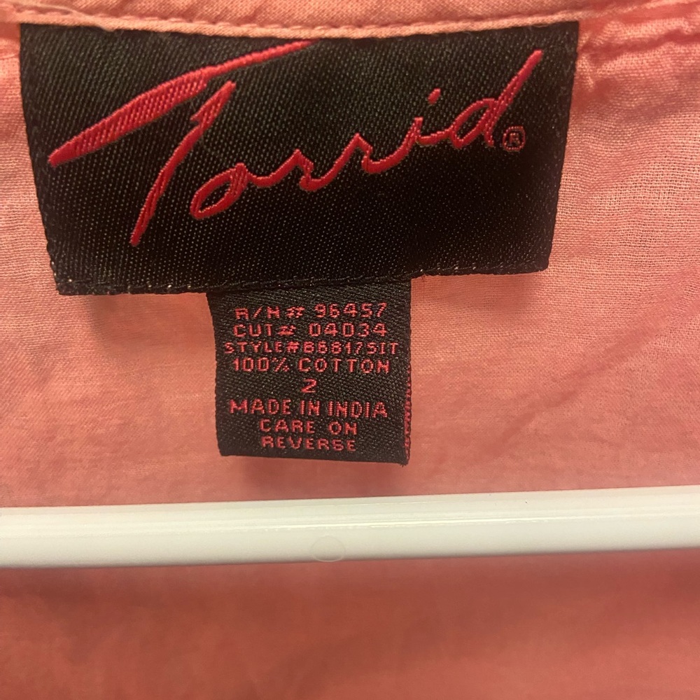 Vintage Torrid tie back top